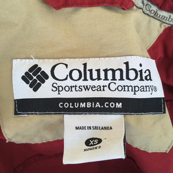 Light Weight Red Columbia Sports Jacket XS - Picture 4 of 4